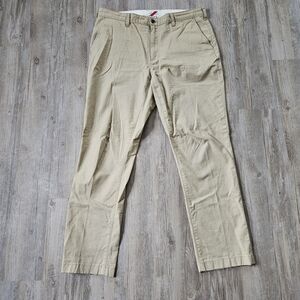 Best Made Co. Men's Light Tan Khaki Chino Cotton Linen Blend Pants 36x32